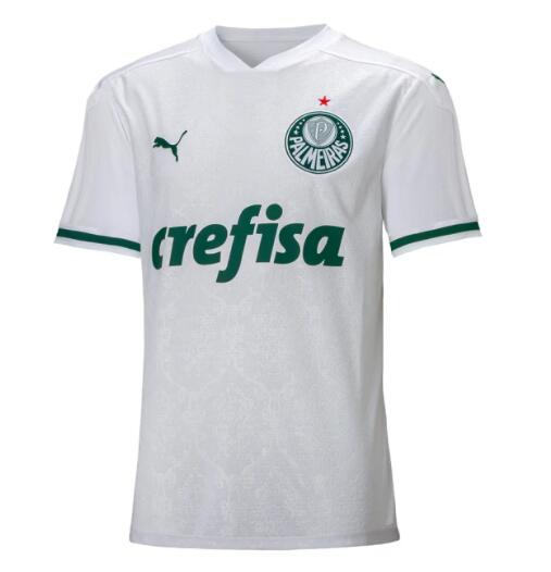 Palmeiras Away White Soccer Jersey Shirt 2020/21